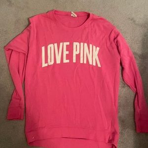 Pink sweatshirt